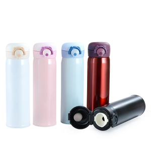 Custom Logo Stainless Steel Coffee Thermos Mug Travel Bottle