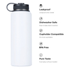 Logo Printed 800ml Metal Bottles Aluminum Water Bottle