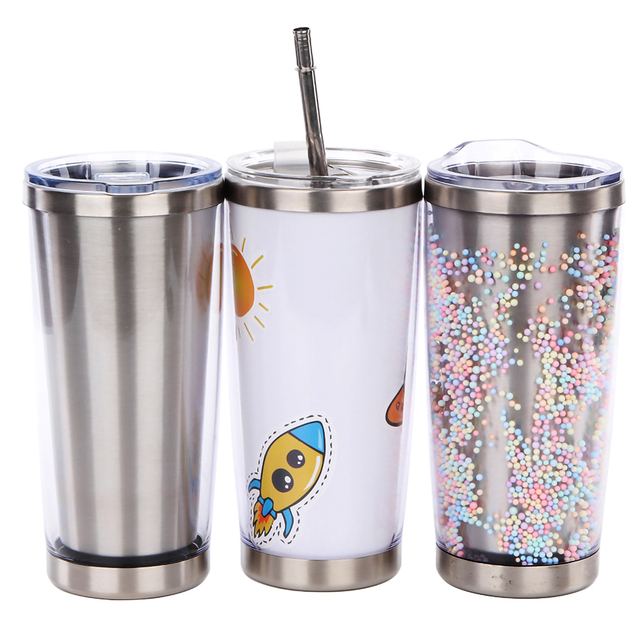 Interlayer Removable Flyer Insert Promotion Advertising Tumbler