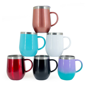 Reusable Metal Thermal Insulated Water Cup With Handle 