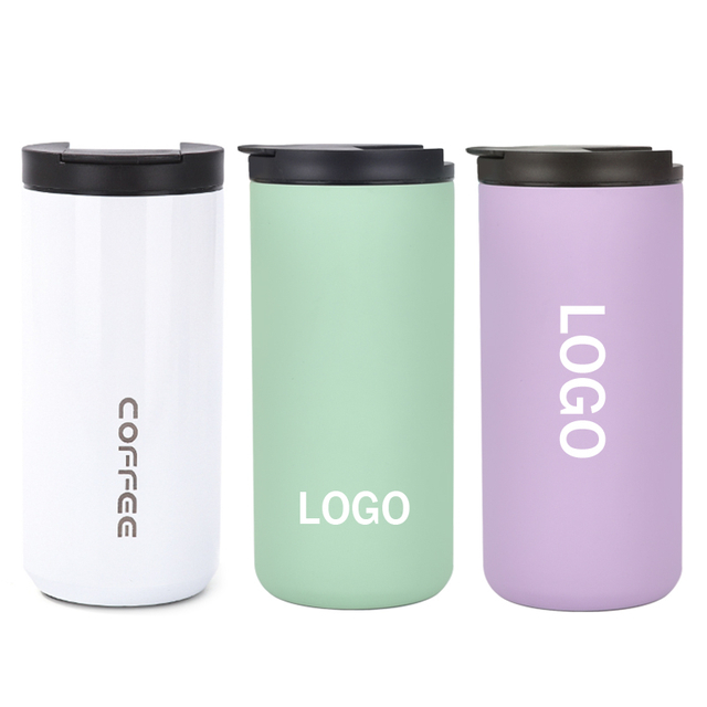 Promotional Printed Corporate Branded Metal Reusable Coffee Cups