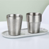 Double Walled Stainless Steel Tumblers Reusable Drinking Cups
