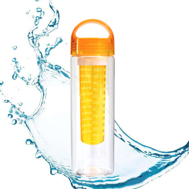 Customizable Fruit Infusion Water Bottle with Infuser for Gym 