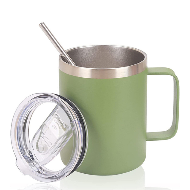 Bulk Stainless Steel Thermal Insulated Coffee Cup With Handle 