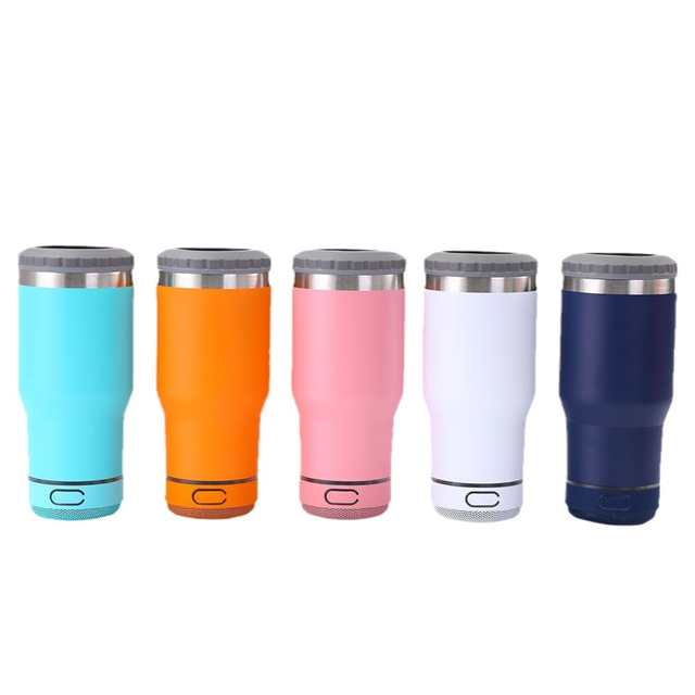 Insulated bluetooth speaker Stainless Steel Beer Can Cooler