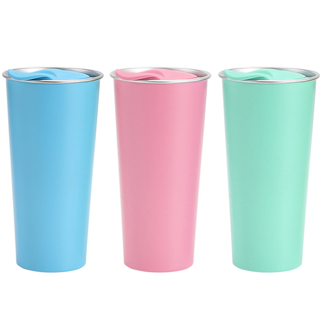 500ml Stainless Steel Tumbler Insulated Cup with Lid