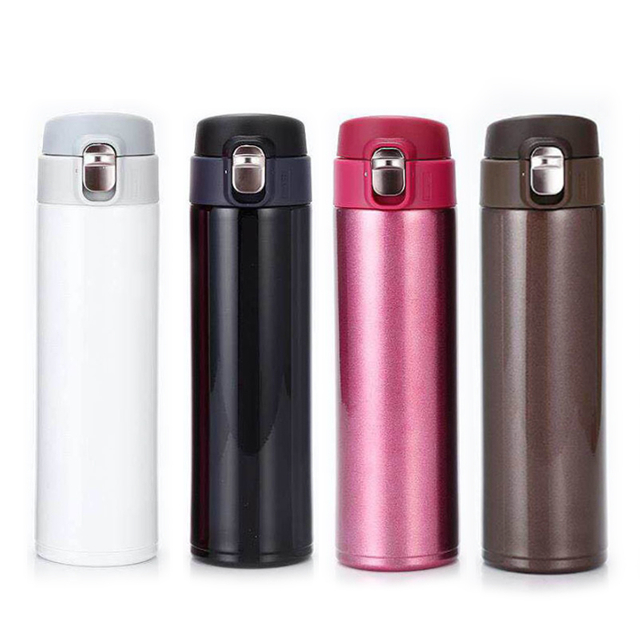 Insulated Flask Stainless Steel Water Bottle with Safe Flow Lid
