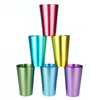Customized LOGO Aluminum Tumbler Cups Mid Century Barware