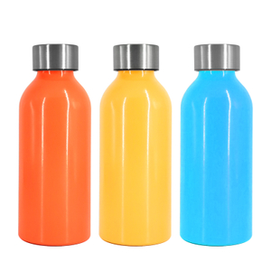Reusable Aluminum Water Bottle With PP/Metal Cap