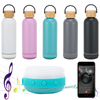 Vacuum Water Bottle With Bluetooth Speaker Wireless Speaker